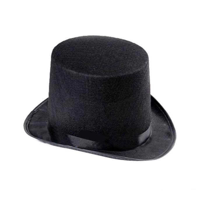 Gambar Topi Sulap Tinggi Topi Pesulap Magician Top Hat Anak Dewasa Hitam - Adult dari IDT4 undefined Tokopedia