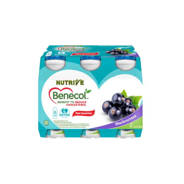 Gambar NUTRIVE BENECOL BLACKCURRENT NO ADD SUGAR 6 PCS X100 ML dari Hypermart Villa Melati undefined Tokopedia