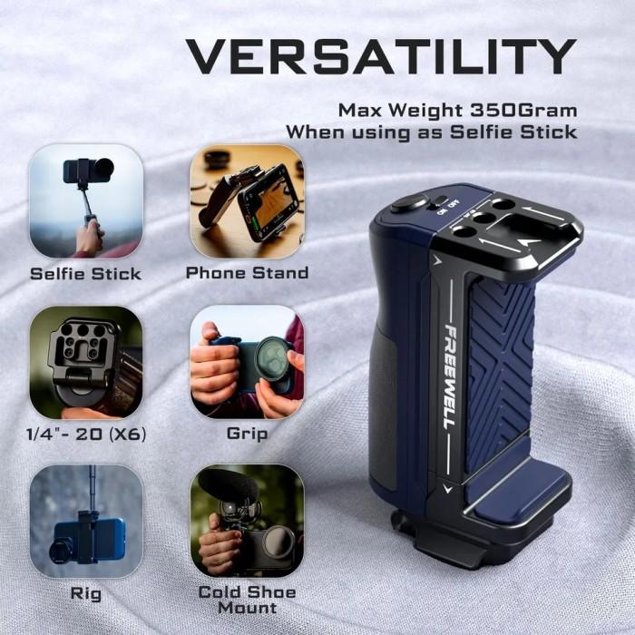Gambar FREEWELL VERSATILE BLUETOOTH SMARTPHONE SELFIE GRIP MOUNT GOPRO PHONE dari tedysh0p undefined Tokopedia