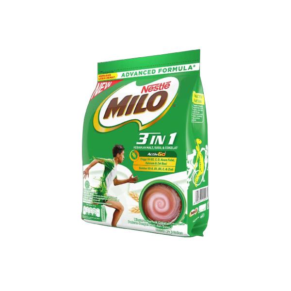 Gambar MILO 3 IN 1 POUCH 1 KG dari Hyfresh Bangkalan undefined Tokopedia