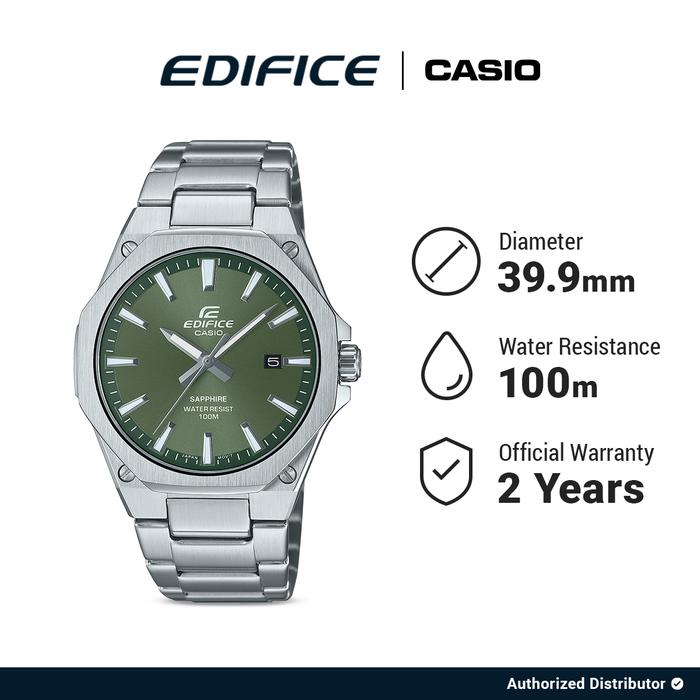Edifice Jam Tangan Pria Analog Efr-s108d-3avudf Edifice Original
