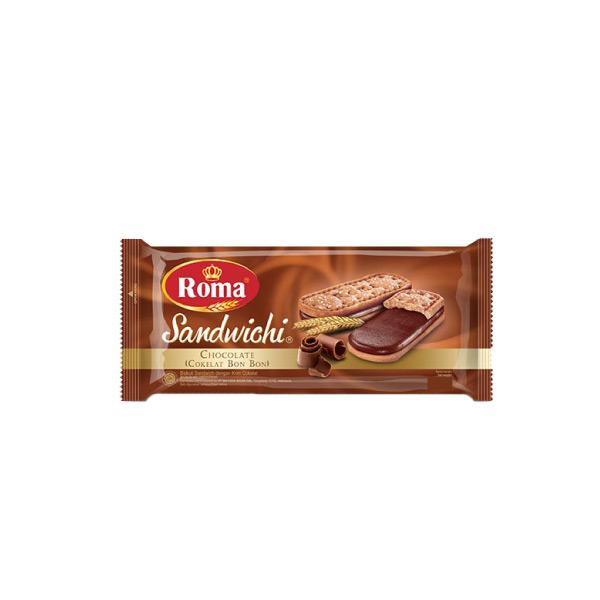 Gambar ROMA SANDWICHI CHOCOLATE 189 GR - BISKUIT dari Hypermart Pejaten Village undefined Tokopedia
