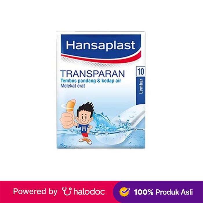 Gambar Hansaplast Plester Transparan 10 Lembar - Perban - Halodoc dari Apotek Kosambi Jakarta Barat undefined Tokopedia