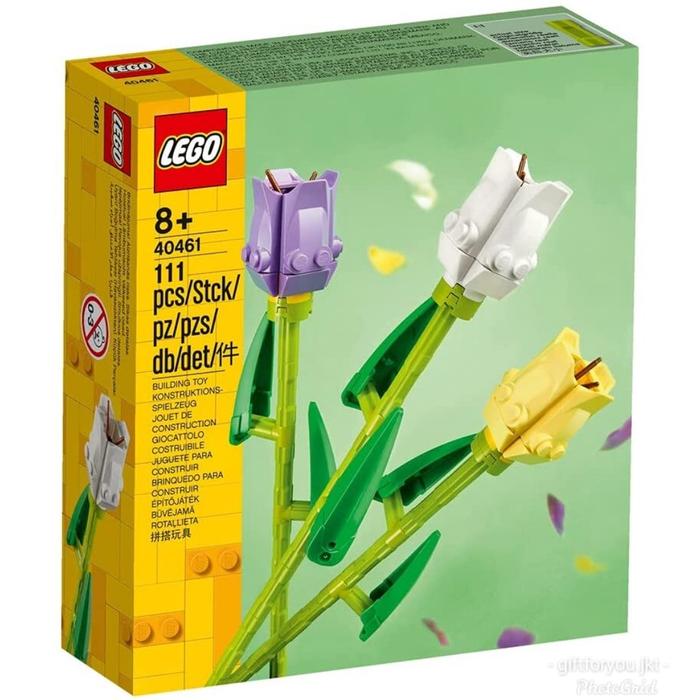 Gambar Lego Botanical 40461 Tulips Flower Bunga Mainan Bricks Tulip Flower dari QuantumQuirk undefined Tokopedia