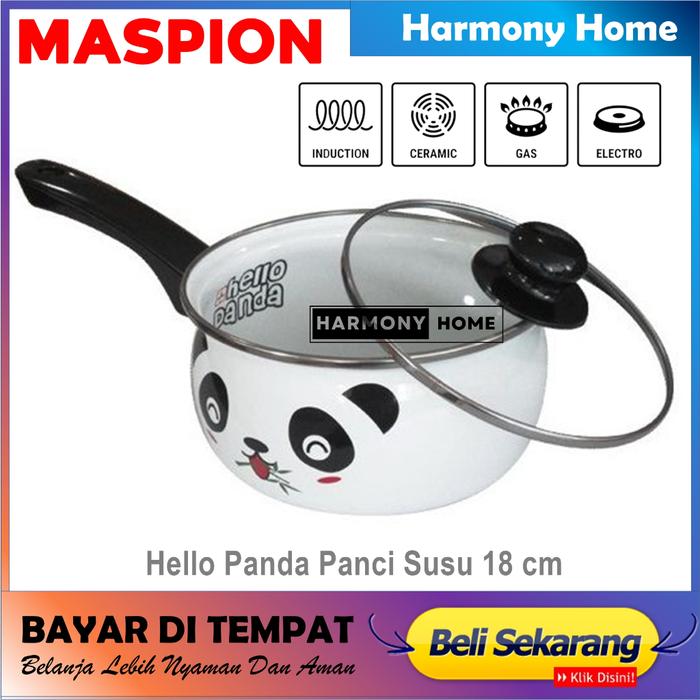 Gambar #SKL - Maspion Panci Saucepan Hello Panda 18 cm - Panci kesehatan dari spk ol undefined Tokopedia