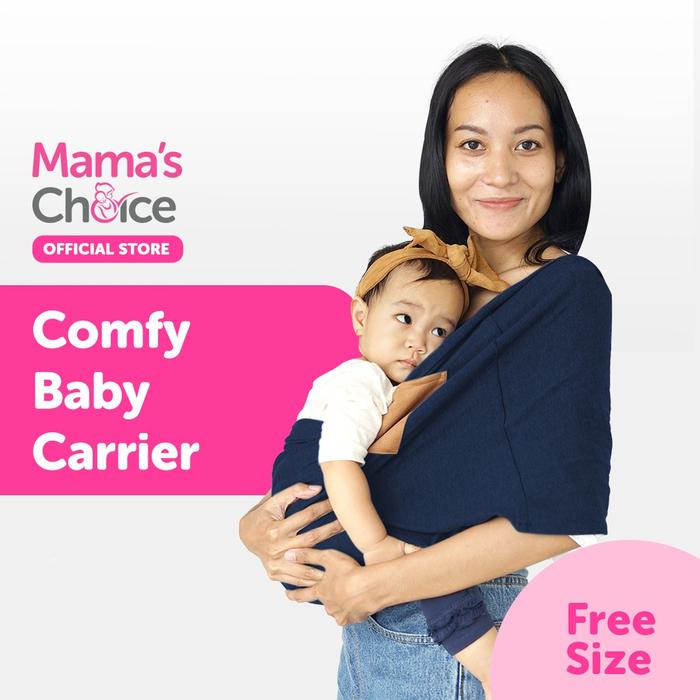 Gambar Gendongan Bayi - Mama's Choice Comfy Baby Carrier - Gendongan Bayi M S - Navy dari seesoshop undefined Tokopedia