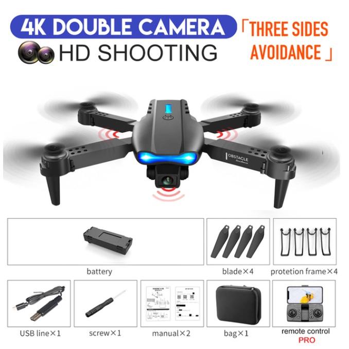 Gambar Drone E99 Pro 4k Dual Camera Drone Kamera Jarak Jauh Drone GPS Brushle dari audiovideo12 undefined Tokopedia