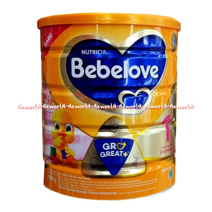 Gambar Nutricia 800Gr Bebelove 1 Susu Formula Bayi 0-6Bulan Bebe Love 1 Satu dari marlius1 undefined Tokopedia