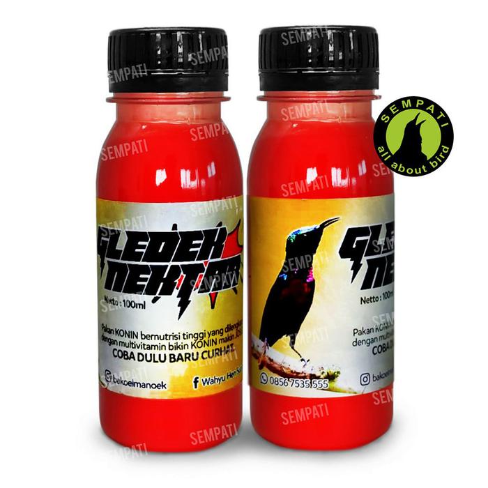 Gambar Gledek Nektar Nextar Nectar Pink Pakan Burung Konin Kolibri Ninja dari Pencinta Manuk undefined Tokopedia