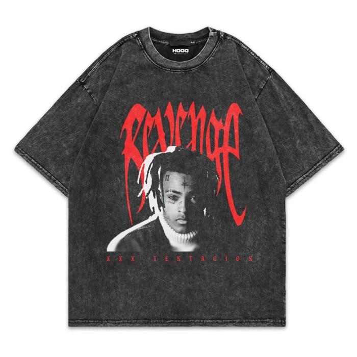 Gambar KAOS REVENGE - XXX TENTACION VINTAGE OVERSIZE WASHING REVENGE - XL dari HOOQ MERCH OFFICIAL undefined Tokopedia