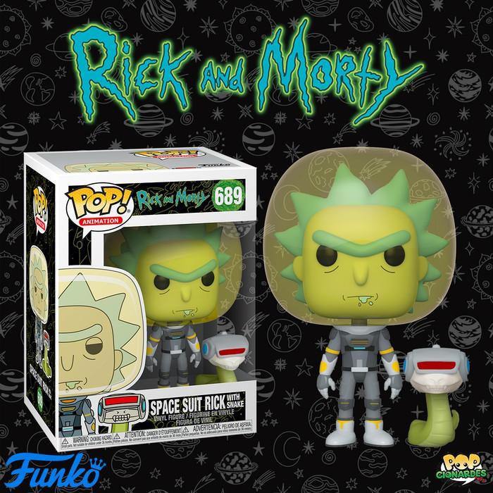 Pop! & Buddy Space Suit Morty avec Serpent