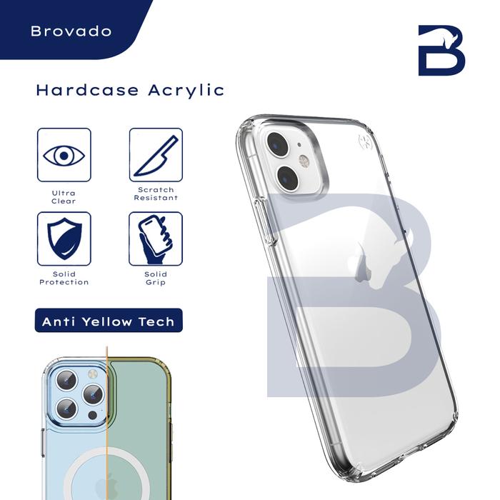 Gambar Casing iPhone 11/11 Pro/11 Pro Max Hardcase Acrylic Mika Bening - 11 dari BROVADO undefined Tokopedia