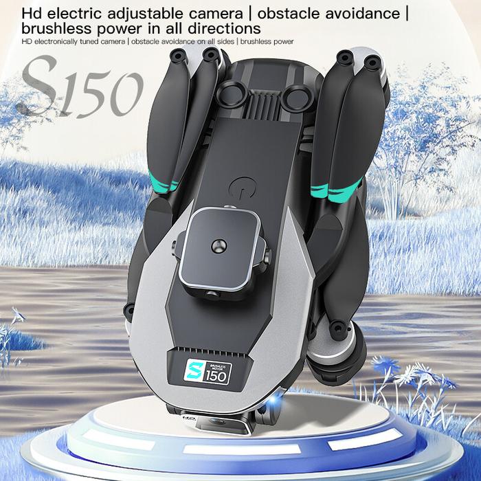 Gambar S150 Mini Drone Brushless Motor Dron Dual Camera HD 4K Drone WiFi FPV dari Zheaaprillia undefined Tokopedia