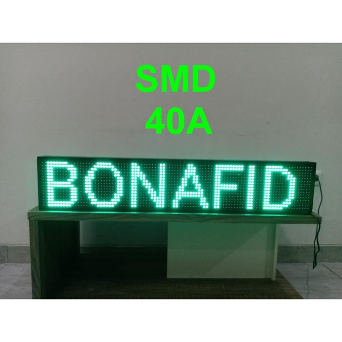 Gambar LED Running Text OUTDOOR, MERAH 100 cm x 20 cm + WIFI 100cm x 20cm 1m - SMD_hijau_40a dari wond mart undefined Tokopedia