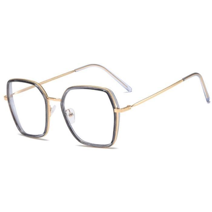 Gambar Oversized Frame Kacamata Blueray Wanita Korean Fashion [BRF5349] - Abu-abu dari KingShopie undefined Tokopedia