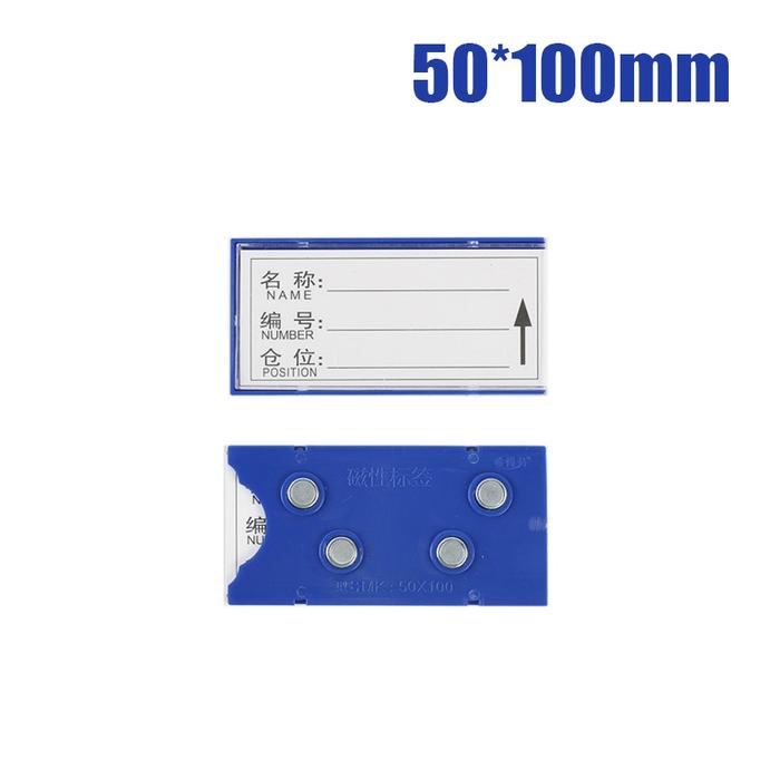 Jual 5PCS Label Harga Price Magnet Tag Rak Gondola Minimarket ...