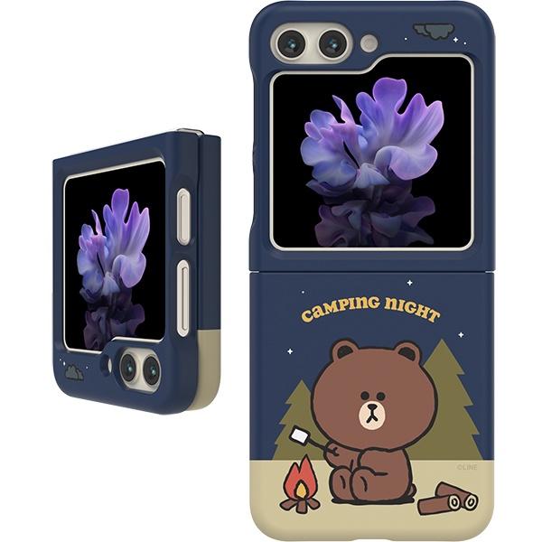 Gambar Line friends Official GALAXY Z FLIP 5 Phone Case Cover authentic - CAMPING_BROWN/, Z FLIP5/Z FLIP5(5G) dari Lotipda undefined Tokopedia