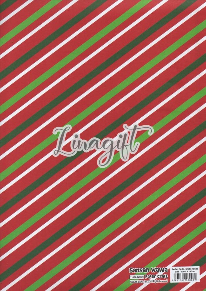 Gambar Kertas Kado Sanwa Jumbo Natal Gift Wrap Sansan Wawa Christmas/ Xmas - SW289 dari Olive Branchs undefined Tokopedia