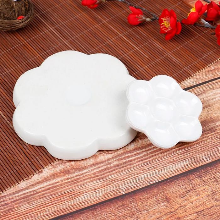 Gambar SL 1pc ceramic artist art supplies pigment tray watercolor goua dari Seamless Laris undefined Tokopedia