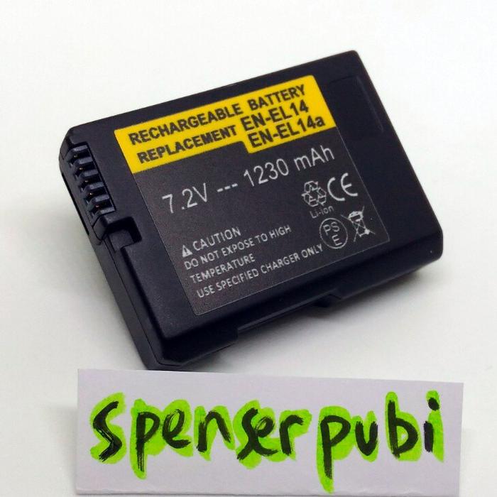 Jual UP07 BATERAI NIKON D3500 D3400 D3300 D3200 D3100 P7800 P7700