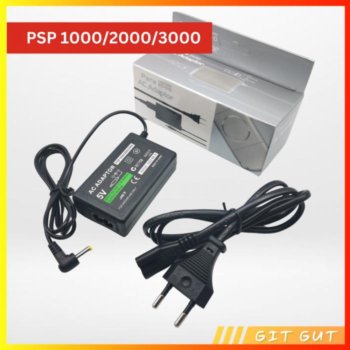 Sony PSP 1000 2000 3000 Charger Charging Power Adapter Slim Fat di Git Gut  Tokopedia