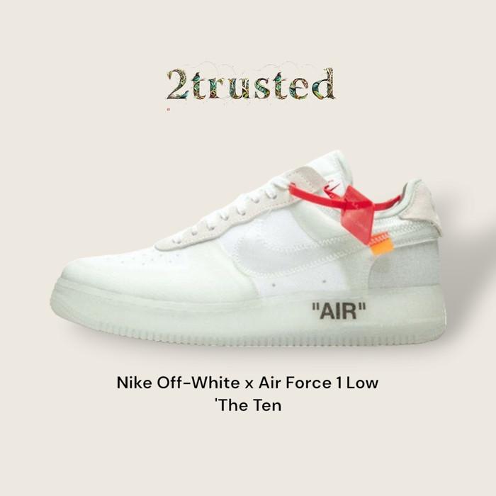 Gambar Sports Nike Off-White x Air Force 1 Low 'The Ten - Putih - Putih, 45 dari OrioTrusted Sneakers undefined Tokopedia