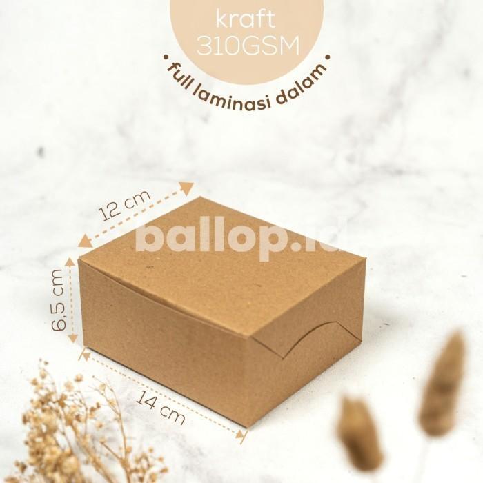 Gambar Box Kraft Dus Coklat Dos Kotak Packing Kue Jajan Roti Snack 12 14 6.5 dari ballop.id undefined Tokopedia