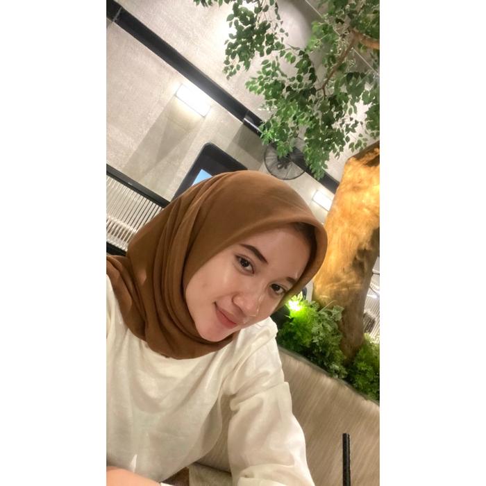 Gambar Hijab Paris Premium Red Rose warna terlengkap Paris Basic best seller - Walnut dari endah zamala undefined Tokopedia