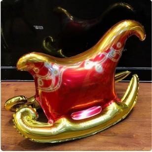 Gambar Balon Foil RUSA KERETA SALJU 4D Besar Dekorasi Christmas Santa Impor - KERETA  -1pc dari Goodiebag Unike undefined Tokopedia