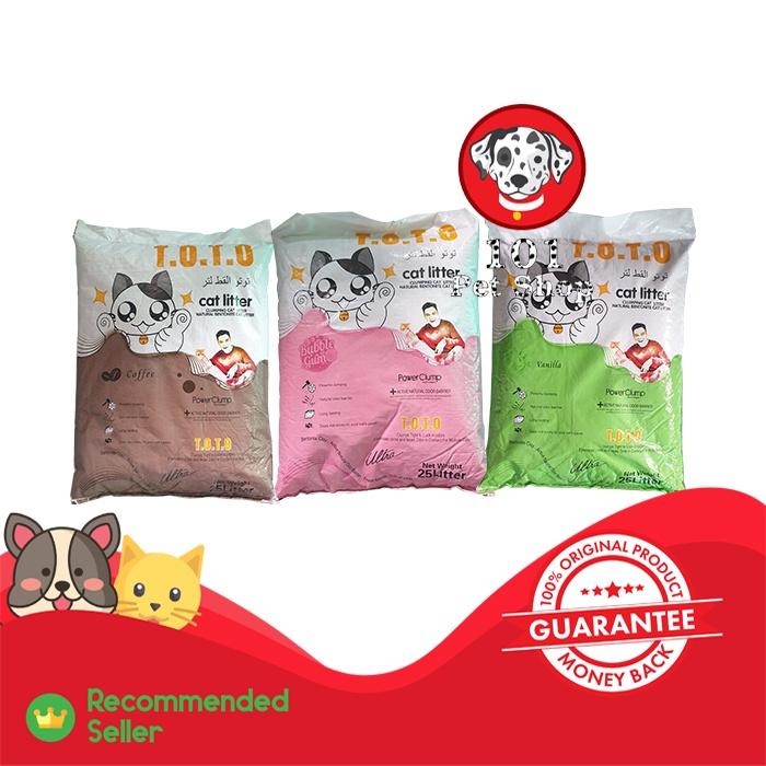 Gambar (Lit) Pasir Kucing Gumpal Wangi Toto 20Kg ( Gosend & Grab ) dari Litterin undefined Tokopedia