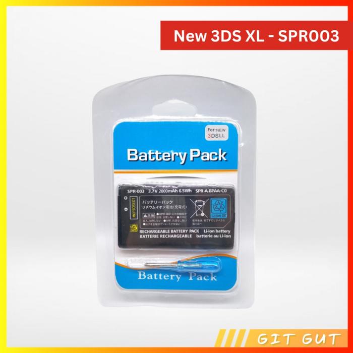 Nintendo New Old 3DS XL LL Replacement Battery Pack Baterai Pengganti di  Git Gut Tokopedia
