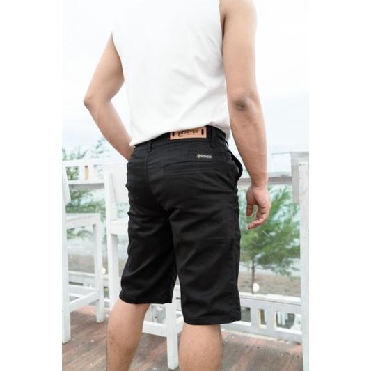 Gambar dop CELANA CHINO PENDEK Bahan diamond tebal dan melar Jumbo Surfing - Hitam, 27/28 dari CV dops undefined Tokopedia