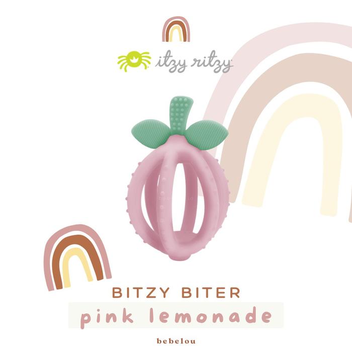 Gambar itzy ritzy | bitzy biter - teething ball & training toothbrush - Pink Lemonade dari Child Market Store undefined Tokopedia