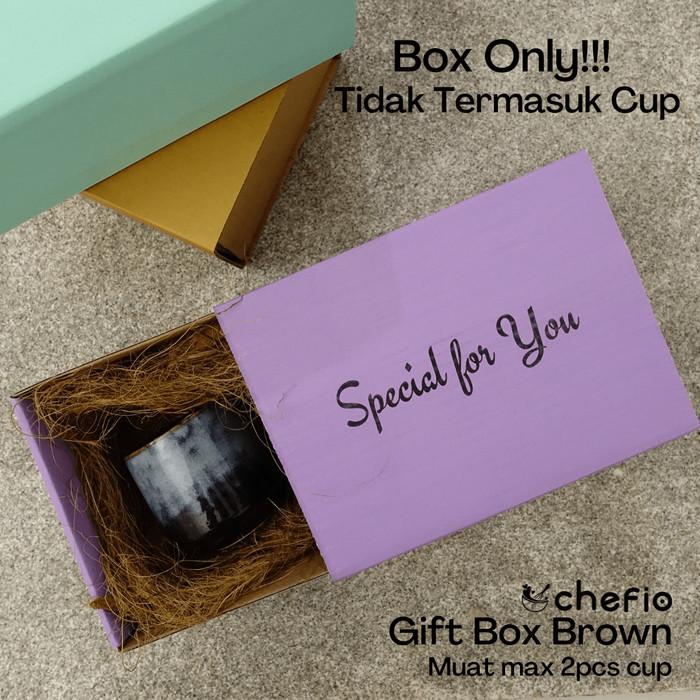 Gambar Cangkir Keramik Zen Ocha Cup Jepang / Mug / Gelas Teh Kopi - Box Purple Saja dari Chefio Kitchenware undefined Tokopedia