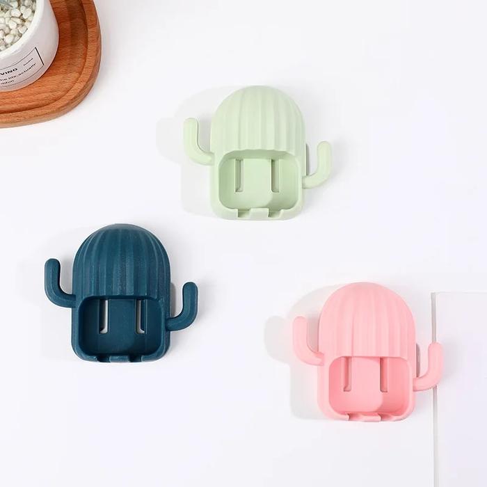 Gambar Cactus Toothbrush Holder Bathroom Accessories Wall Mounted Storage dari mahmudahkacamata undefined Tokopedia