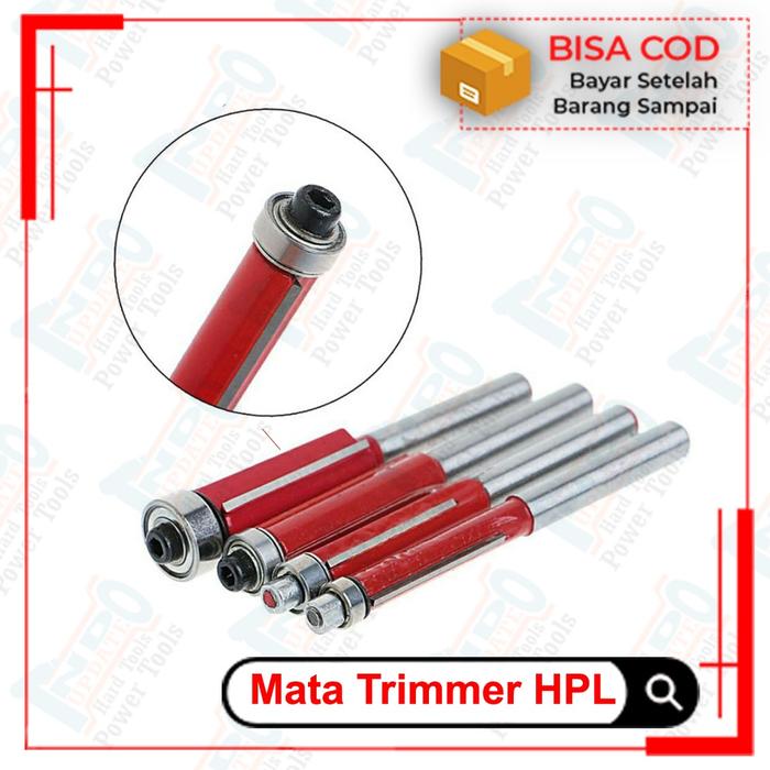 Jual Mata Pisau Peso Mesin Trimmer HPL Router Profile Potong Lurus Tepi ...