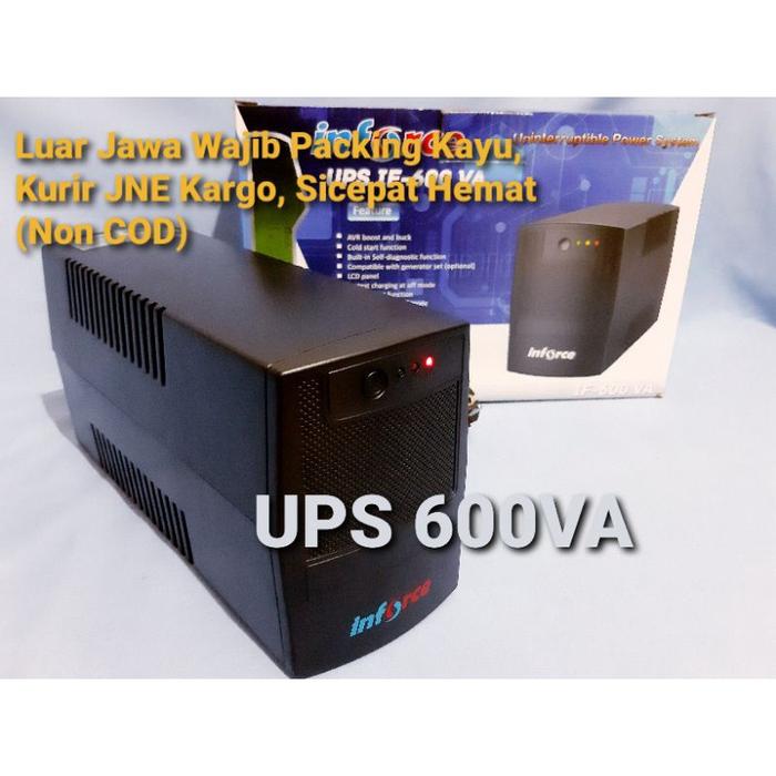 Gambar UPS Inforce 600VA / UPS 600VA Dilengkapi AVR & STABILIZER IF 600 VA, - TIPE 600VA+AVR dari Adrian jaya sentosa undefined Tokopedia