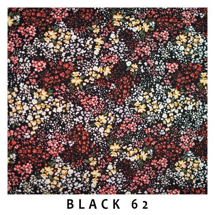 Gambar Blus Wanita Motif Bunga Atasan Hijab Murah Rayon Kasual Lengan Panjang BLA034  Promo Diskon Murah Grosir - Black 62, M dari diamore grosir id undefined Tokopedia