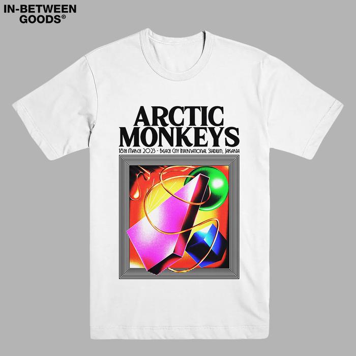 Jual ARCTIC MONKEYS INDONESIA TOUR T-SHIRT BAND MERCHANDISE
