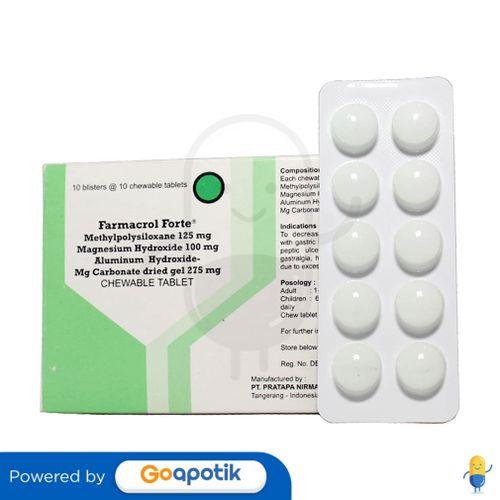 Gambar FARMACROL FORTE BOX 100 TABLET dari Apotek Trioheilkraft by GoA undefined Tokopedia
