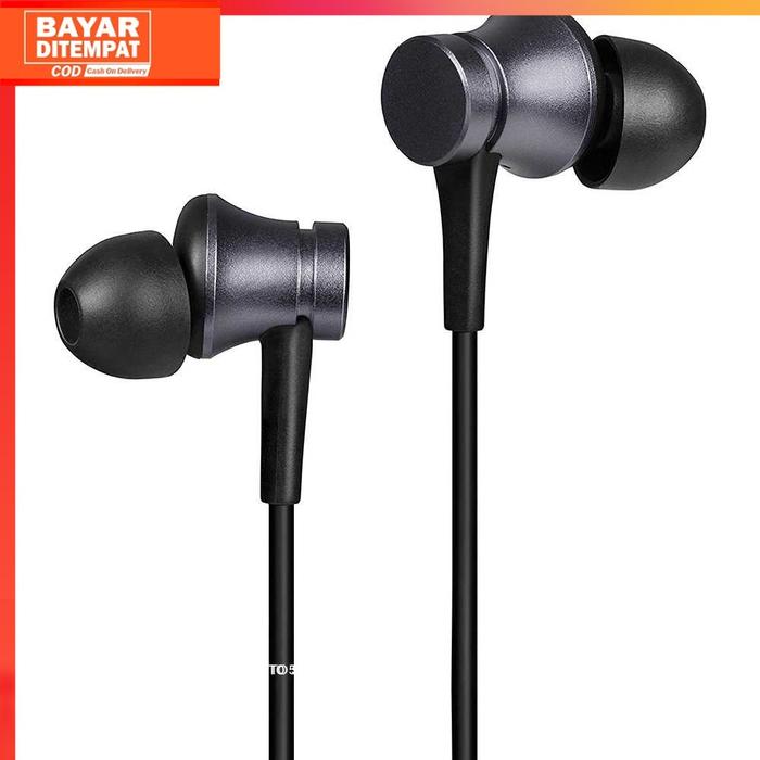 Jual (100% Ori) Xiaomi Mi Basic Earphone Ultra Deep Bass With Mic