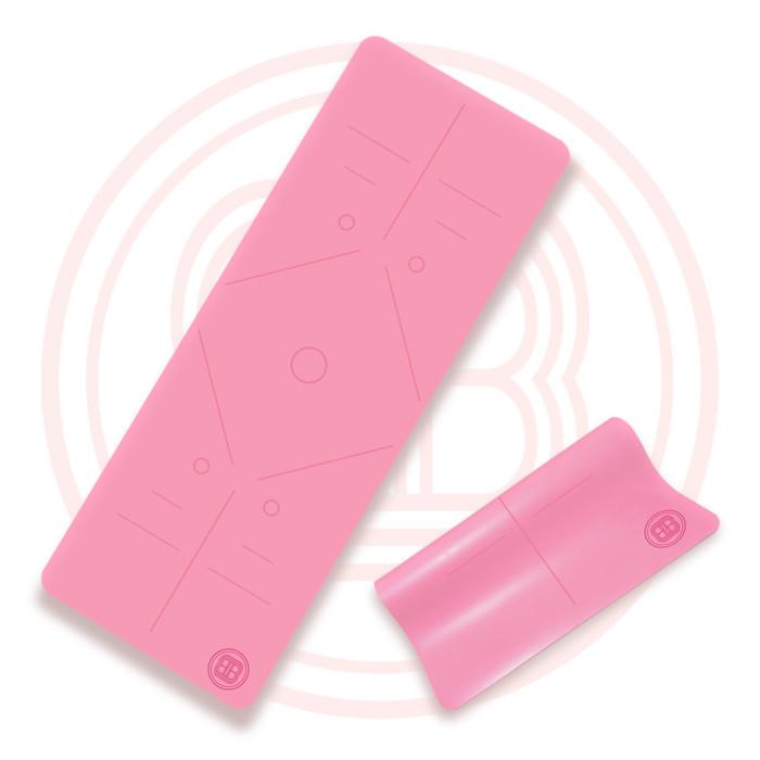 Gambar JAMINAN ORI BOUTON BUTTON YOGA MAT - PINK - BASIC / GUIDE LINE / - Dotted Line dari cvf pinakamar undefined Tokopedia