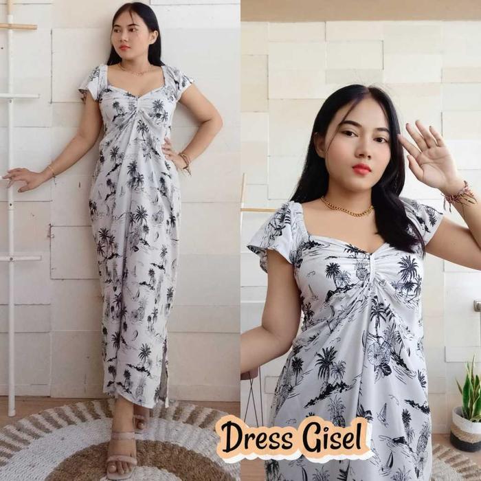 Gambar DRESS GISEL NEW ARRIVAL - Kalpa Putih 064 dari Dewata Shop Bali undefined Tokopedia