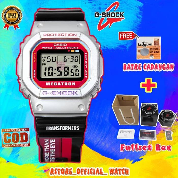 New Casio G-shock Dw-5600mega22-8pft Transformer Edition Jam Tangan