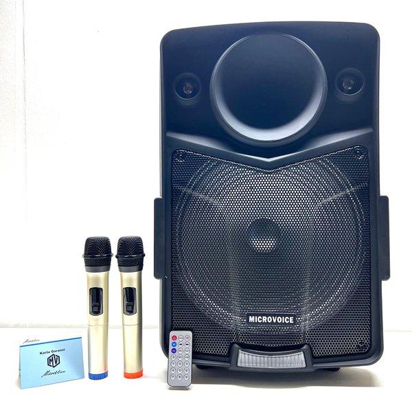 Jual Speaker Portable Wireless Microvoice 238 O 15 inch Bluetooth