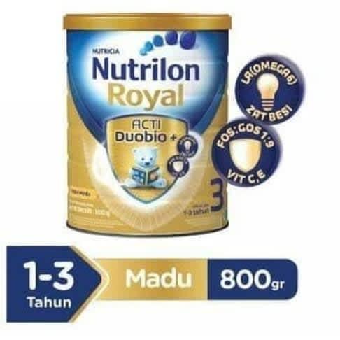 Gambar Nutrilon Royal 3 Acti Duo (1-3thn) Madu 800g RR dari lastri1254 undefined Tokopedia