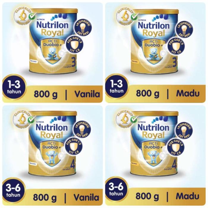 Gambar Susu Formula | Susu Nutrilon Royal Tahap 3 & 4 Isi 800gr Rasa Vanila - 3, Vanila dari lastri1254 undefined Tokopedia
