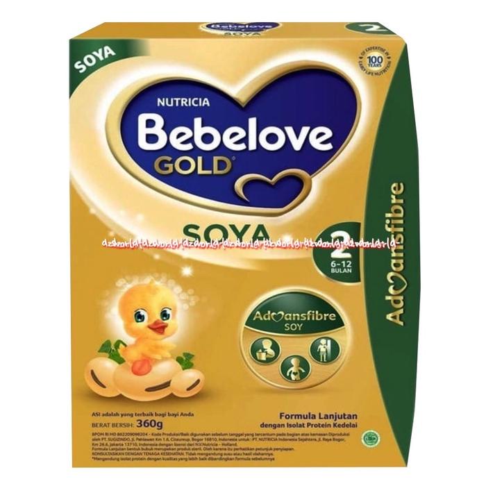 Gambar Nutricia Bebelove Gold 2 Soya 36gr Susu Bayi Anak Kedelai Gold Soya 2 dari liragamis undefined Tokopedia