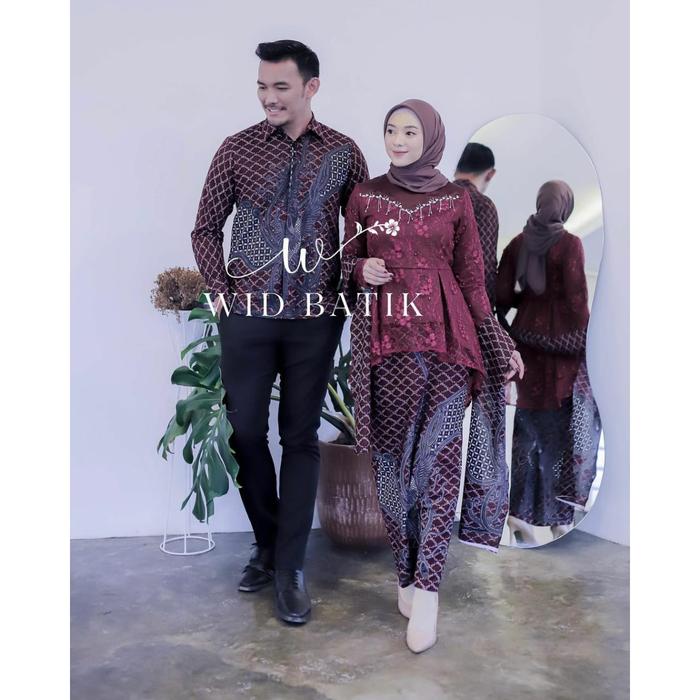 Gambar [Bisa Bayar Di Tempat]Ada Jumbo! Promo Selia Kebaya Brokat Kemeja - MAROON, HIJAB dari Kusuma_Ayu32 undefined Tokopedia