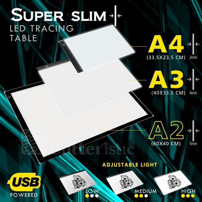 Gambar Tracing Board LED A4 A3, Papan Jiplak Light Pad Gambar Drawing dari Cutteristic undefined Tokopedia
